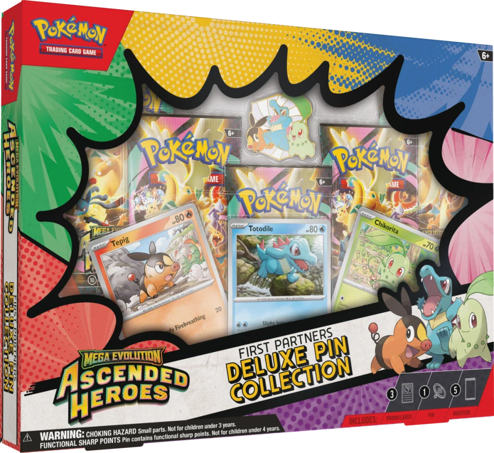 Pokémon TCG Ascended Heroes - First Partner Deluxe Pin Collection