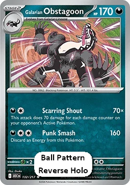 Galarian Obstagoon RH (xASC 132)