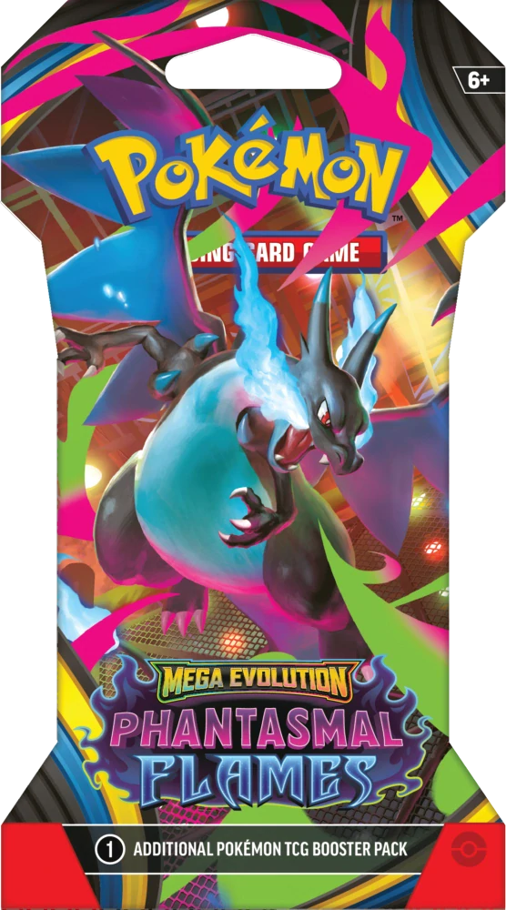 Pokémon TCG Phantasmal Flames - 1 Blister Booster