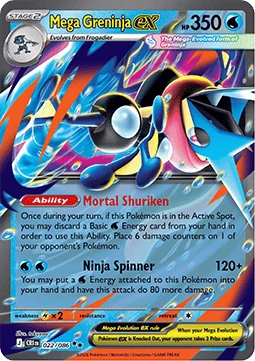 Mega Greninja ex (CRI 022)