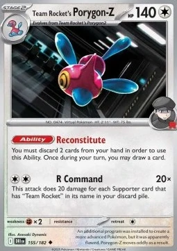 Team Rocket's Porygon-Z RH (DRI 155)