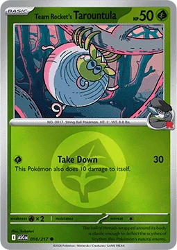 Team Rocket's Tarountula RH (ASC 018)