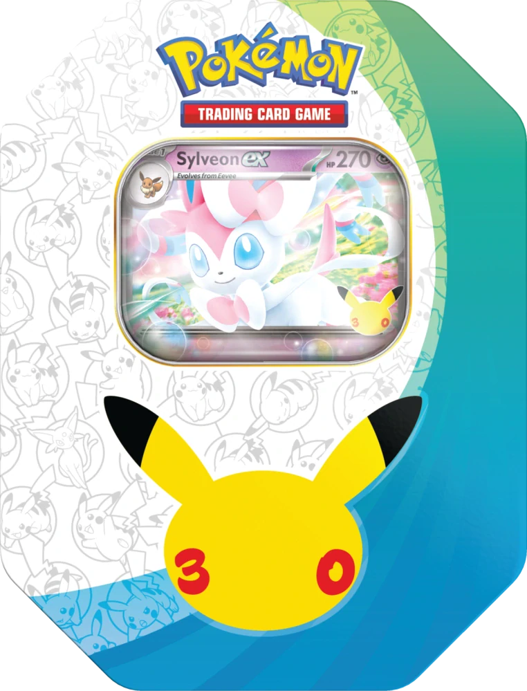 Pokémon TCG 30th Celebration ex Tin Sylveon