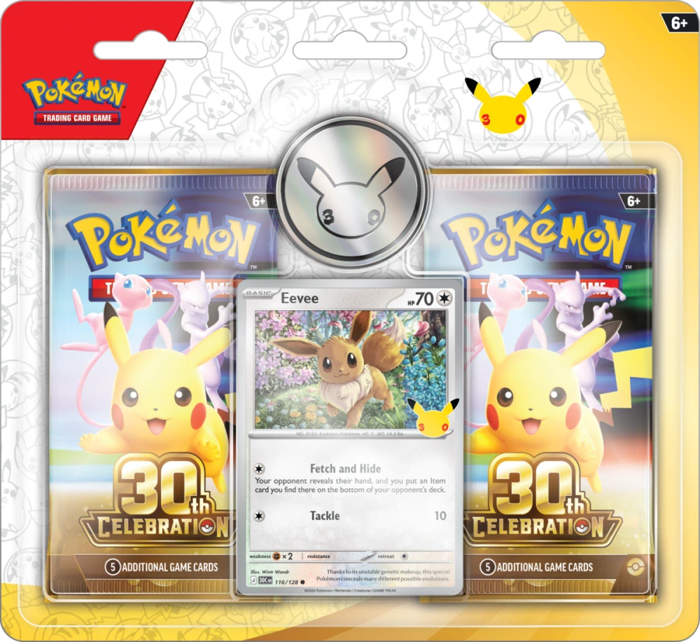 Pokémon TCG 30th Celebration 2-Pack Blister