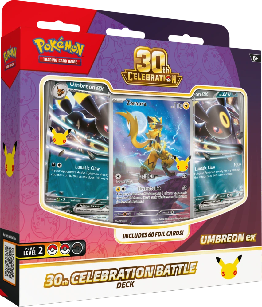 Pokémon TCG 30th Celebration Battle Deck Umbreon