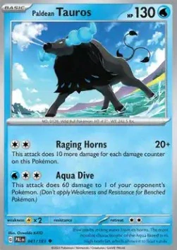 Paldean Tauros RH (PAL 041)