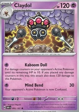 Claydol HOLO (OBF 095)