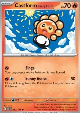 Castform Sunny Form RH (SSP 020)