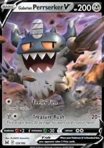Galarian Perrserker V (LOR 129)