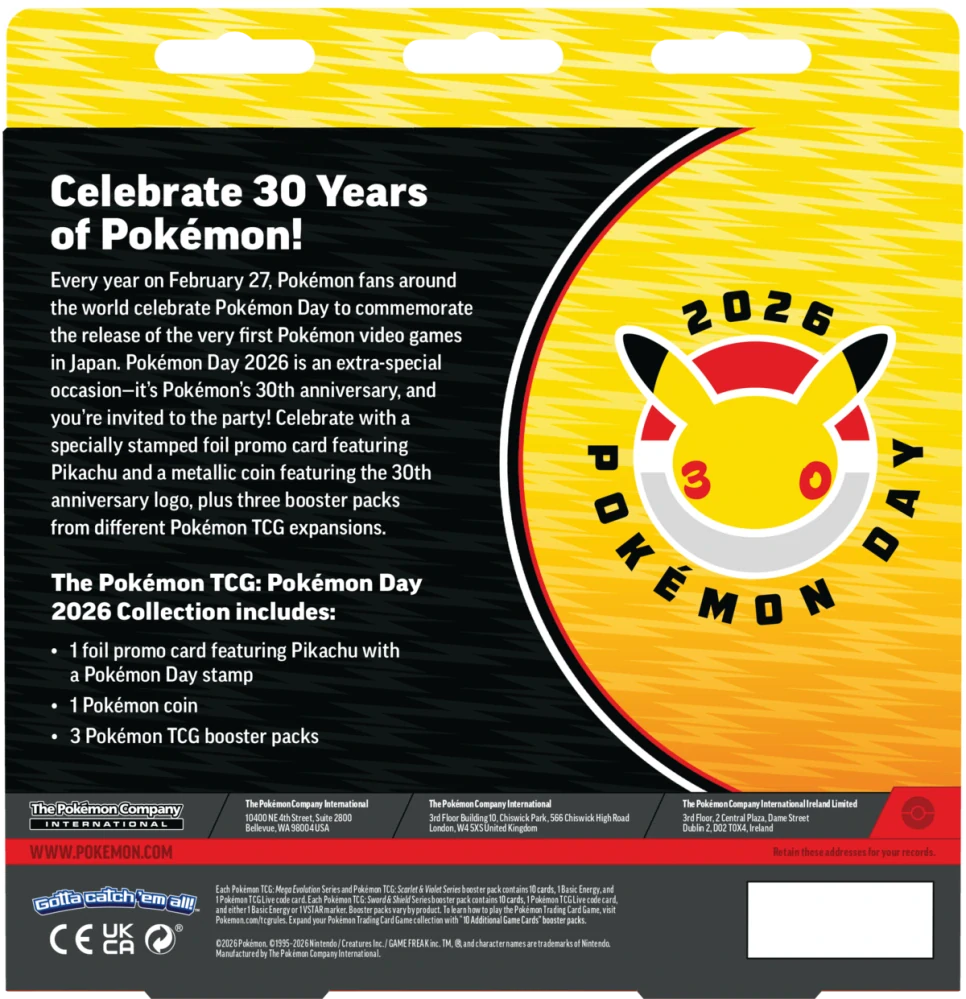 Pokémon TCG: Pokémon Day 2026 Collection