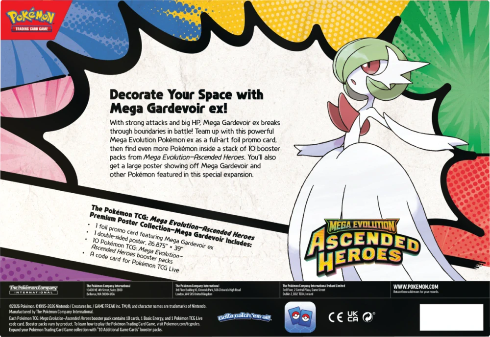 Pokémon TCG Ascended Heroes - Premium Poster Collection Gardevoir