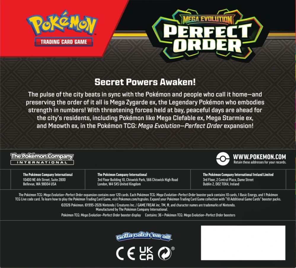 Pokémon TCG Perfect Order Booster Box
