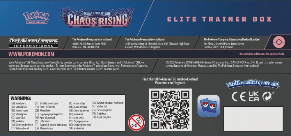Pokémon TCG Chaos Rising - Elite Trainer Box