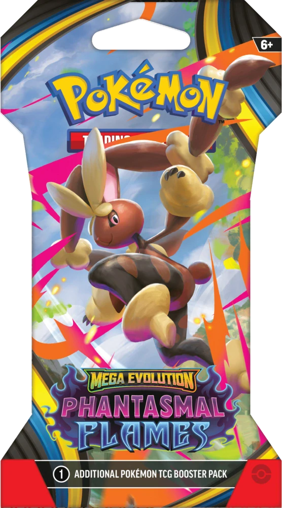 Pokémon TCG Phantasmal Flames - 1 Blister Booster
