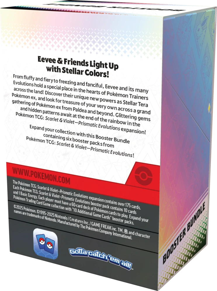 Pokémon TCG Prismatic Evolutions Booster Bundle