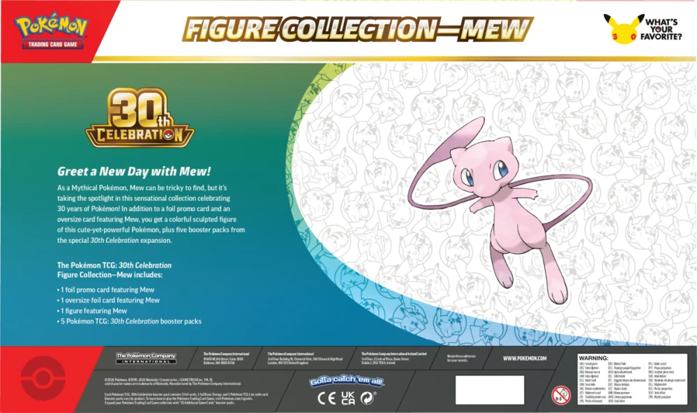 Pokémon TCG 30th Celebration Figure Collection - Mew