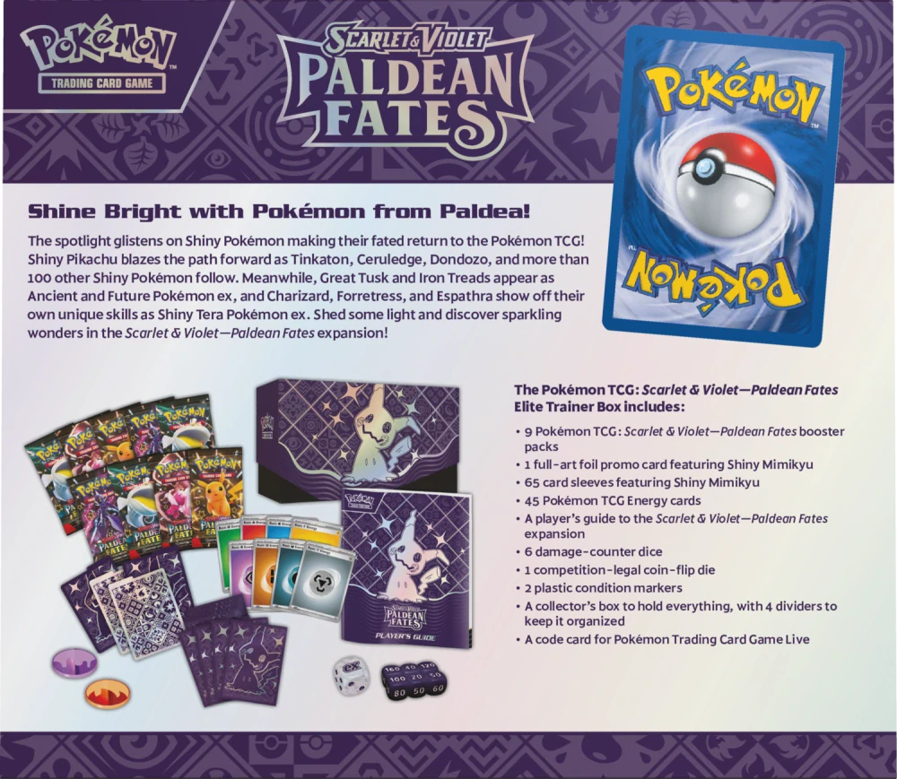 Pokémon TCG Paldea Fates ETB