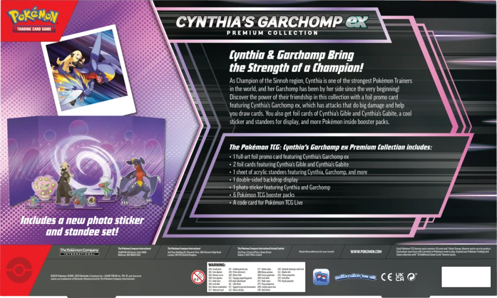 Pokémon TCG: Cynthia’s Garchomp ex Premium Collection