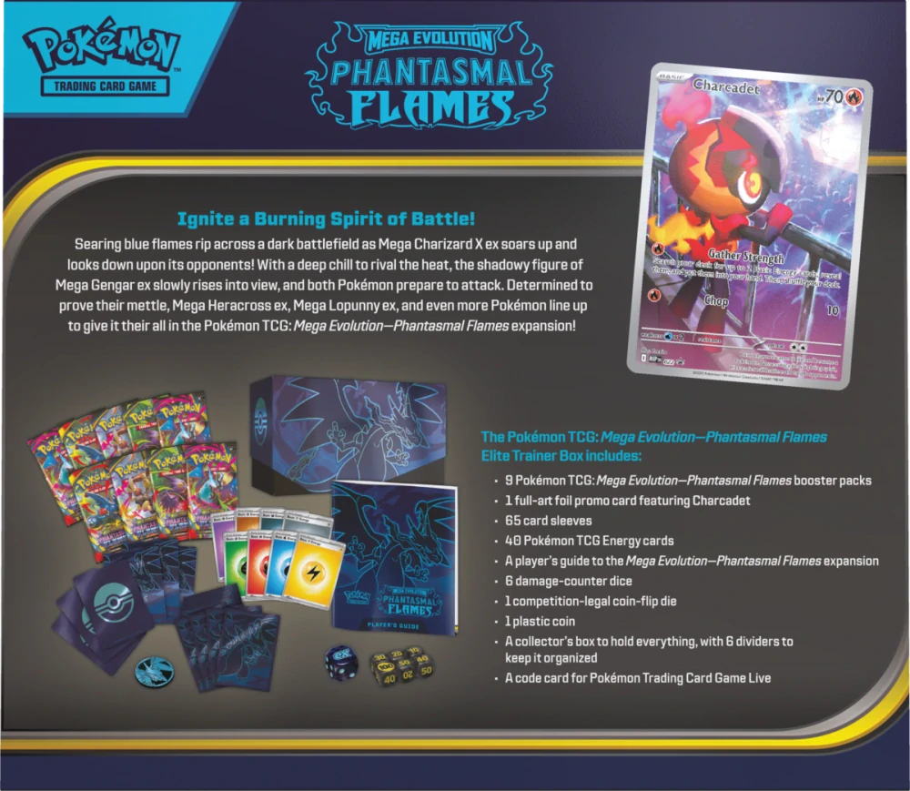 Pokémon TCG Phantasmal Flames ETB