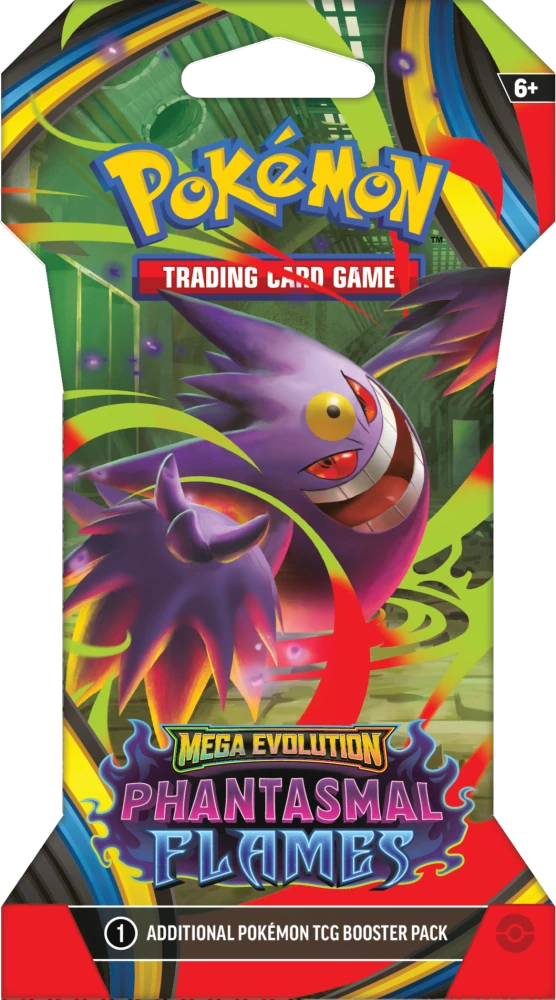 Pokémon TCG Phantasmal Flames - 1 Blister Booster