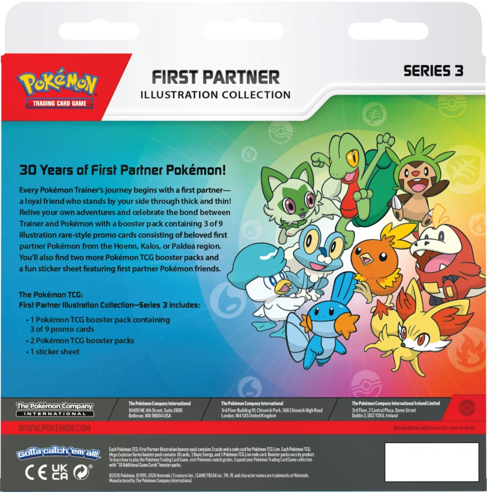 Pokémon TCG: First Partner Illustration Collection - Series 3