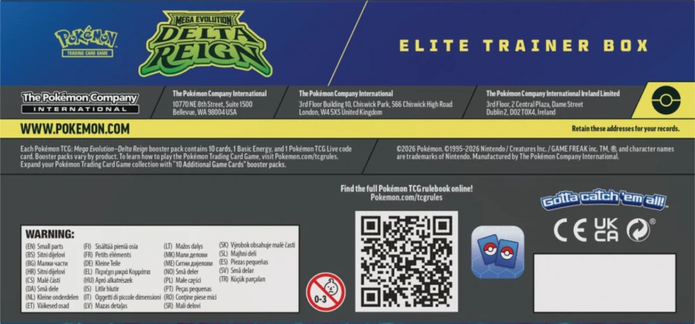 Pokémon TCG Delta Reign ETB