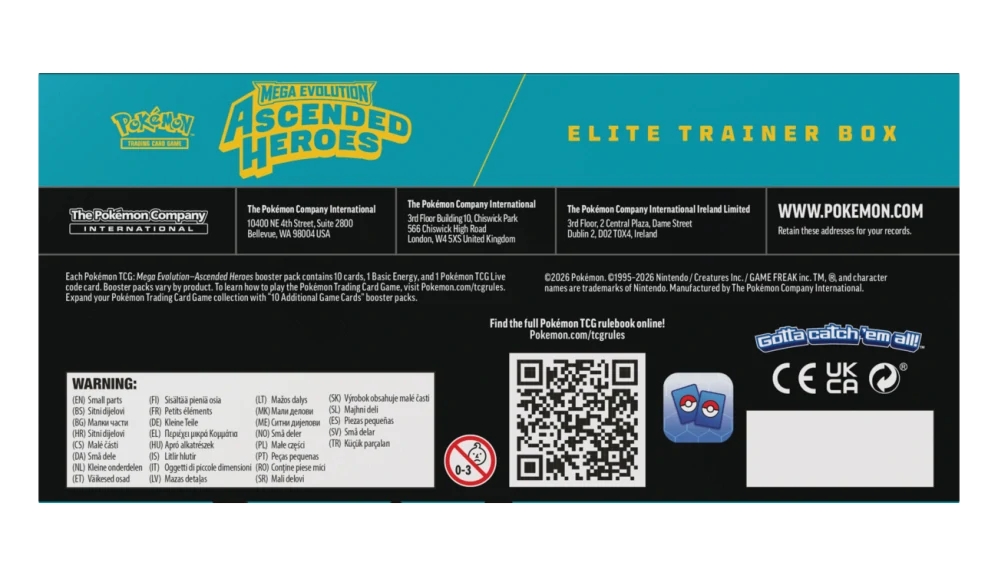 Pokémon TCG Ascended Heroes ETB