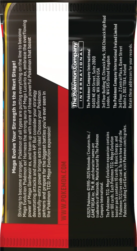 Pokémon TCG Mega Evolution Booster