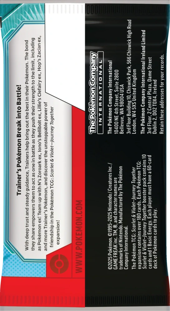 Pokémon TCG Journey Together Booster