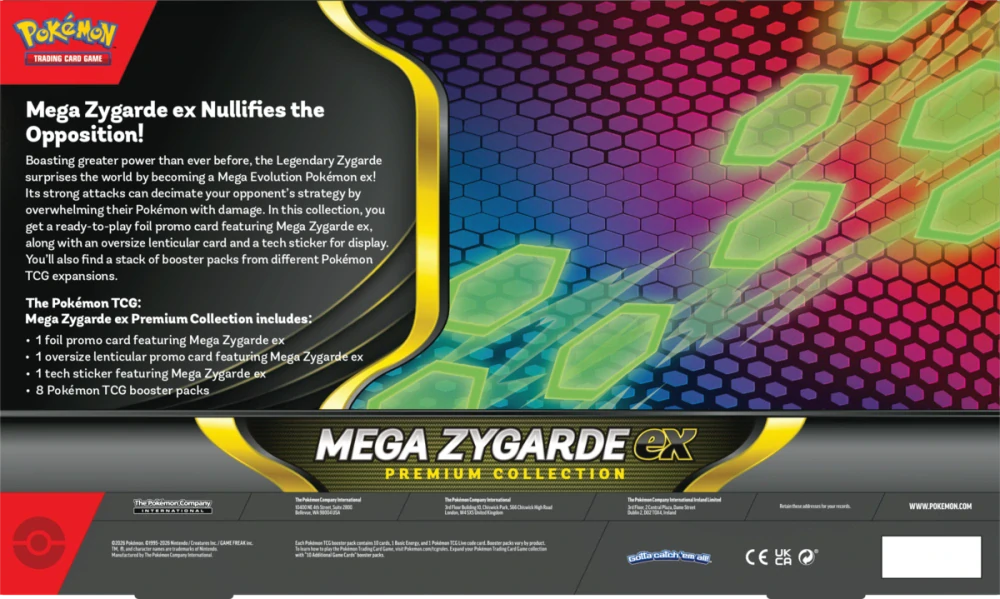 Pokémon TCG: Mega Zygarde ex Premium Collection box