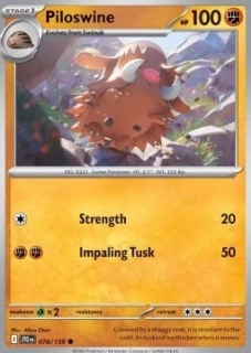 Piloswine (JTG 078)