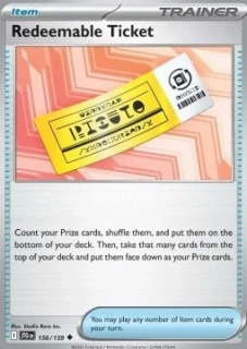 Redeemable Ticket (JTG 156)