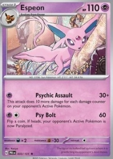 Espeon HOLO (PRE 033)