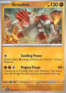 Groudon HOLO (PRE 049)
