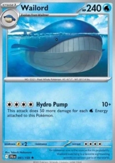 Wailord RH (JTG 041)