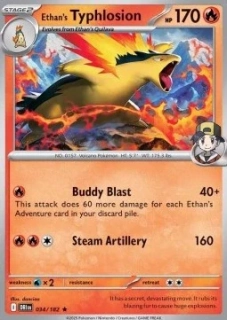 Ethan's Typhlosion HOLO (DRI 034)