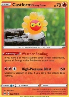 Castform Sunny Form (CRE 022)