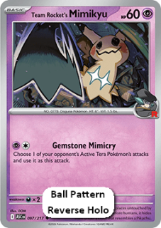 Team Rocket's Mimikyu RH (xASC 097)