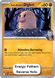 Team Rocket's Diglett RH (xASC 100)