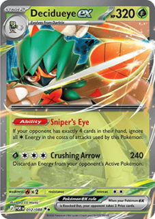 Decidueye ex (POR 012)