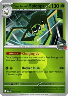Team Rocket's Spidops RH (xASC 019)