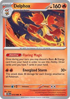 Delphox HOLO (CRI 013)