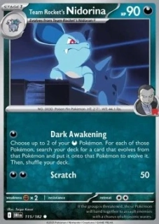 Team Rocket's Nidorina RH (DRI 115)