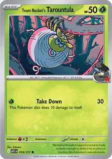 Team Rocket's Tarountula (ASC 018)