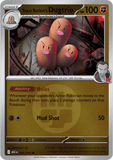 Team Rocket's Dugtrio RH (xASC 101)