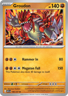Groudon HOLO (ASC 108)