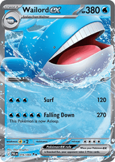 Wailord ex (PBL 016)