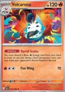 Volcarona HOLO (BLK 016)