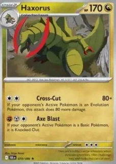 Haxorus RH (BLK 070)