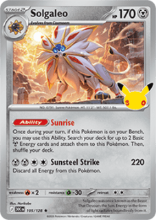 Solgaleo HOLO (30C 105)